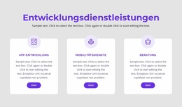 Unsere Entwicklungsleistungen - Anpassbare Professionelle Joomla-Vorlage