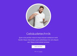 Gebäudetechnik - Persönliche Website-Vorlage