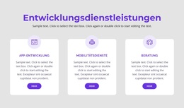 Unsere Entwicklungsleistungen – Kostenloses WordPress-Theme