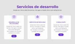 Creador De Sitios Web Listo Para Usar Para Nuestros Servicios De Desarrollo