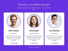 La Página De Destino Más Creativa Para Nuestros Mejores Profesionales