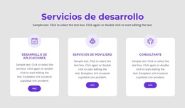 Nuestros Servicios De Desarrollo - Tema Gratuito De WordPress