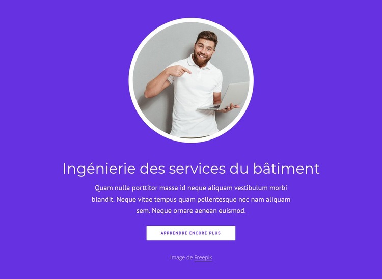 Ingénierie des services du bâtiment Conception de site Web