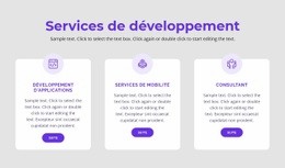 Créateur De Site Web Prêt À L'Emploi Pour Nos Services De Développement