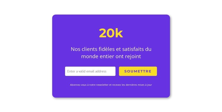 Formulaire de contact dans la boîte Modèle CSS