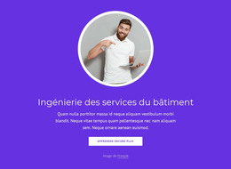 Ingénierie Des Services Du Bâtiment - Modèle De Page HTML