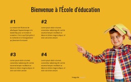 Apprentissage Expérimentale - Modèle HTML5, Réactif, Gratuit