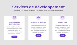 Nos Services De Développement – Thème WordPress Gratuit