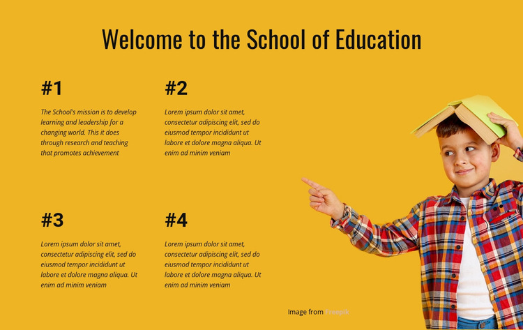 Experiential learning HTML5 Template
