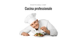 Cucina Professionale - Ispirazione Per Il Mockup Del Sito Web