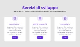 I Nostri Servizi Di Sviluppo Modello Di Sito Web CSS Gratuito