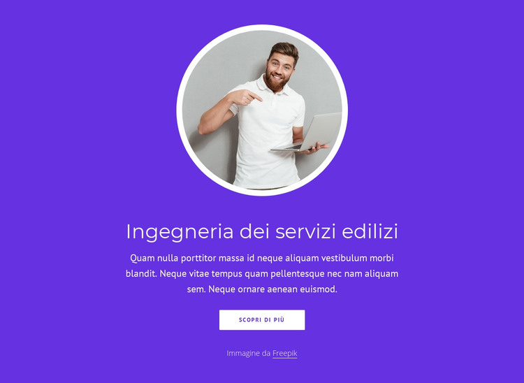 Ingegneria dei servizi edilizi Modello HTML