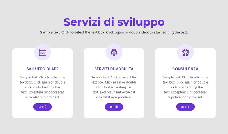 I nostri servizi di sviluppo Tema WordPress