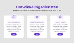 Gebruiksklare Websitebouwer Voor Onze Ontwikkelingsdiensten