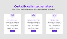 Onze Ontwikkelingsdiensten Website-Ontwerp