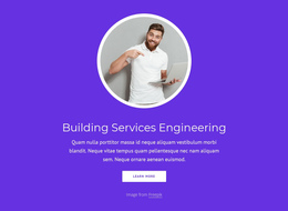 Building Services Engineering One Page Template