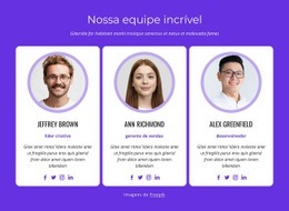 Nossos Melhores Profissionais - Construtor De Sites Personalizados