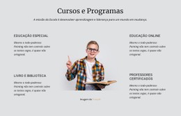 Cursos E Programas Modelo Limpo E Mínimo