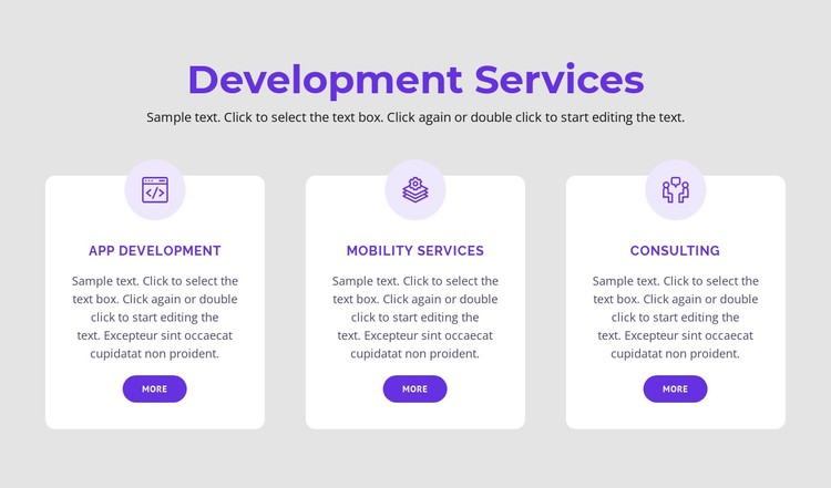 Our development services Static Site Generator