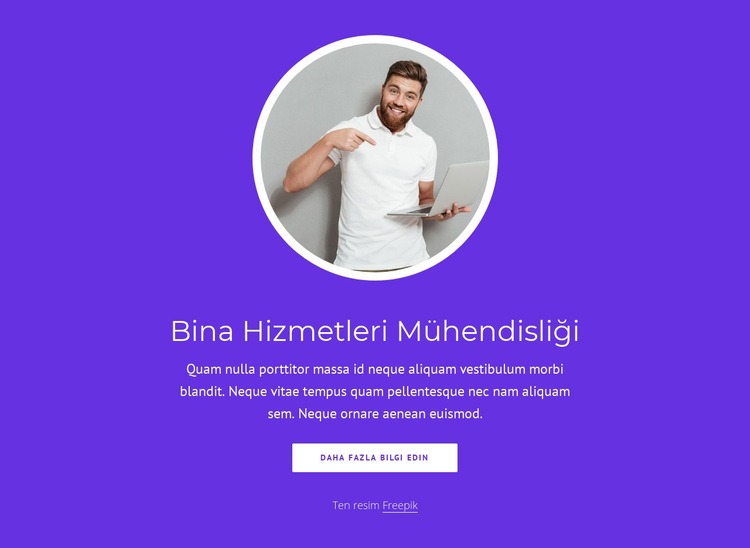 Bina hizmetleri mühendisliği Açılış sayfası