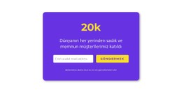 Kutudaki Iletişim Formu Premium CSS Şablonu