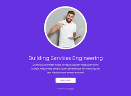 Screen Mockup For Building Services Engineering