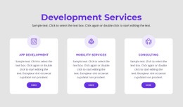 Our Development Services - Premium Elements Template