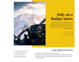 Responsive HTML For Rome Tours And Activities