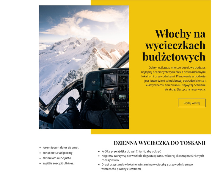 Wycieczki i atrakcje Rzymu Motyw WordPress