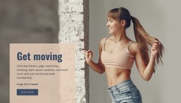 Get Moving Free CSS Website
