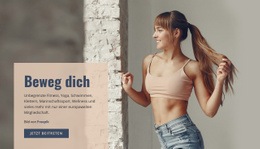 Beweg Dich – Responsive HTML5-Vorlage