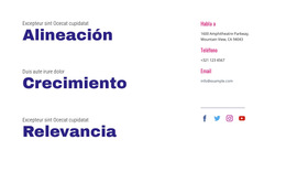 Alineación, Crecimiento, Relevancia