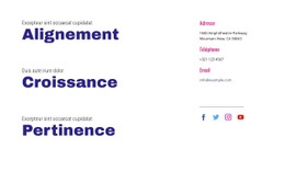 Alignement, Croissance, Pertinence - Conception De Sites Web Personnalisés