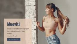 Muoviti Modello Di Sito Web CSS Gratuito