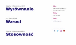 Dostosowanie, Wzrost, Znaczenie - Niestandardowy Szablon HTML5