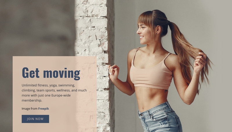 Get moving Squarespace Template Alternative