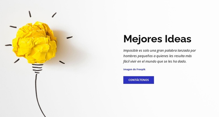 Mejores ideas de negocios Creador de sitios web HTML