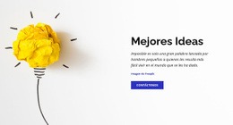 Mejores Ideas De Negocios: Maqueta De Sitio Web Fácil De Usar