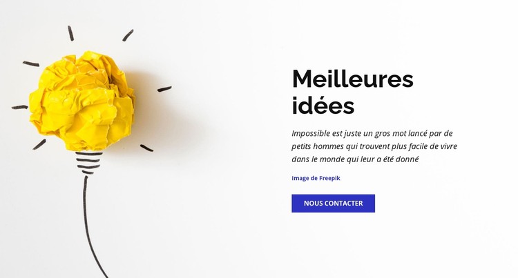 Meilleures idées d'affaires Modèle CSS