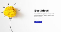Best Business Ideas - Easy-To-Use Website Mockup