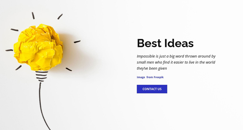 Best business ideas  Wix Template Alternative