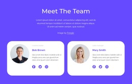 Meet Our Amazing Team Ecommerce Website