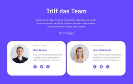 Lernen Sie Unser Tolles Team Kennen HTML-Vorlage