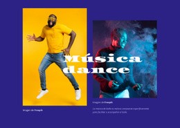 CSS Gratuito Para Entretenimiento De Música Dance