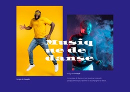 CSS Gratuit Pour Divertissement De Musique De Danse