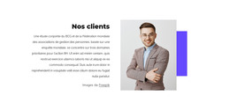 Conception HTML Pour Nos Incroyables Clients