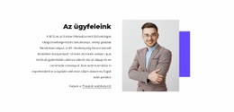 Csodálatos Ügyfeleink - Gyönyörű Weboldal Dizájn