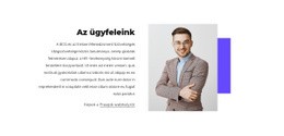 Csodálatos Ügyfeleink – Modern WordPress Téma