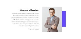 Nossos Clientes Incríveis - Design HTML Page Online