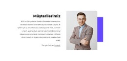 Harika Müşterilerimiz - HTML5 Şablonu Ilhamı